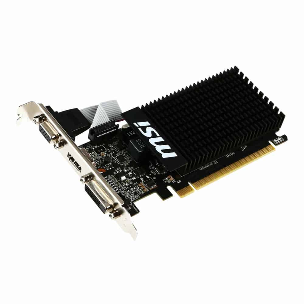 MSI GeForce GT 710 Passive Silent Graphics Card 2GB